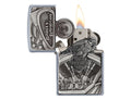 Zippo Lighter - 29266 207 Harley Davidson Motor Flag, Lighters & Matches,    - Outdoor Kuwait