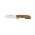 Honey Badger Flipper D2 Medium No Choil - Tan, Knives,    - Outdoor Kuwait