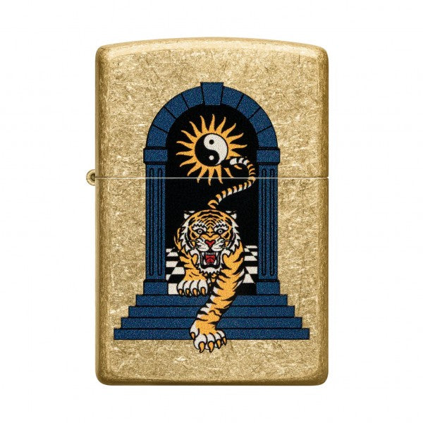 Zippo Tiger Tattoo Design Lighter -ZP48613, Lighters & Matches,    - Outdoor Kuwait