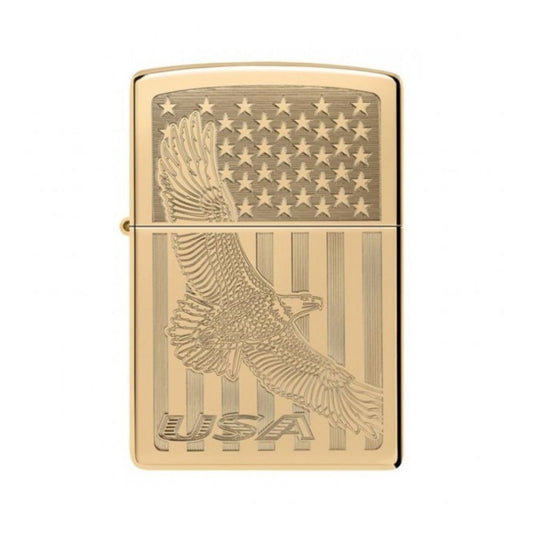 Zippo Solid Brass Lighter -ZP254B AE400046, Lighters & Matches,    - Outdoor Kuwait