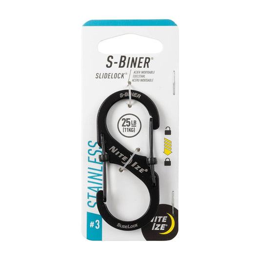 NITE IZE S-BINER® 360 SLIDELOCK® DUAL CARABINER - Size 3, Carabiners,    - Outdoor Kuwait