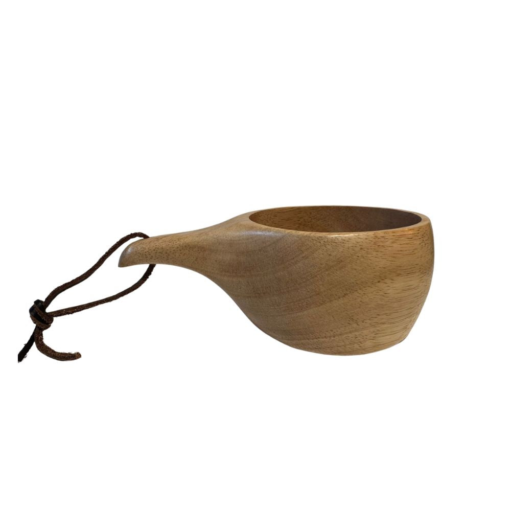 Outdoor Rubber Wood Mug - 193g, Wooden Mug,    - Outdoor Kuwait