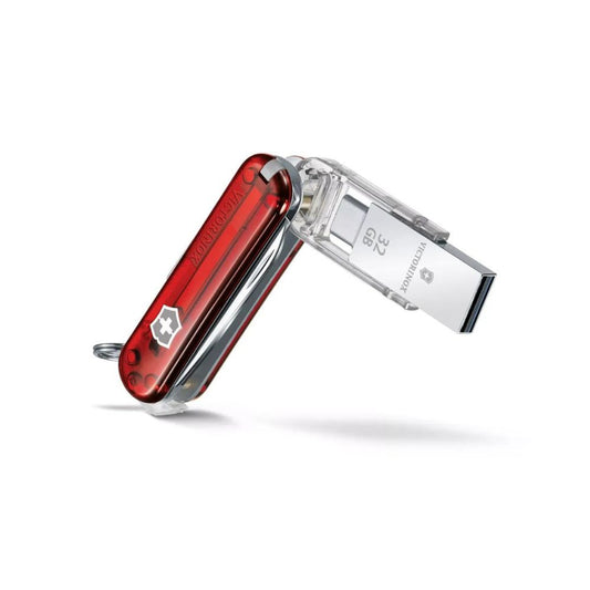 Victorinox @Work 32GB Trans Blister - Red, Knives,    - Outdoor Kuwait