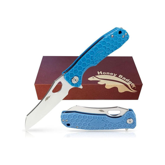 Honey Badger Wharncleaver D2 Large, Knives, Blue - Outdoor Kuwait