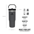 STANLEY CLASSIC ICEFLOW FLIP STRAW TUMBLER | 0.89L, Water Bottles,    - Outdoor Kuwait