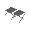 Cargo Container Wide BBQ Chair - 2, Chairs, Grey   - Outdoor Kuwait