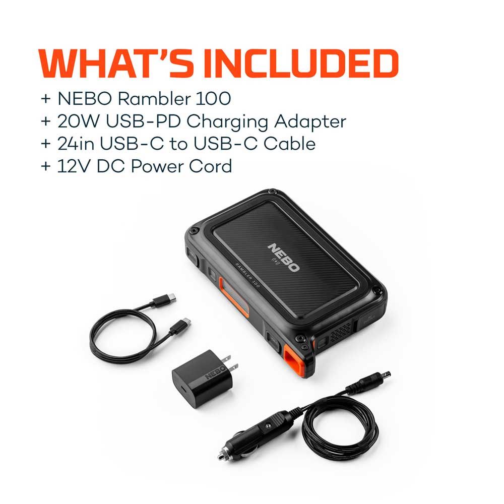 Nebo Rambler 100 Power Station, Power Bank,    - Outdoor Kuwait