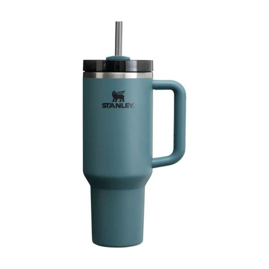 STANLEY QUENCHER H2.0 FLOWSTATE™ TUMBLER | 1.2L, Water Bottles, Blue Spruce   - Outdoor Kuwait