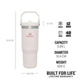 STANLEY CLASSIC ICEFLOW FLIP STRAW TUMBLER | 0.89L, Water Bottles,    - Outdoor Kuwait