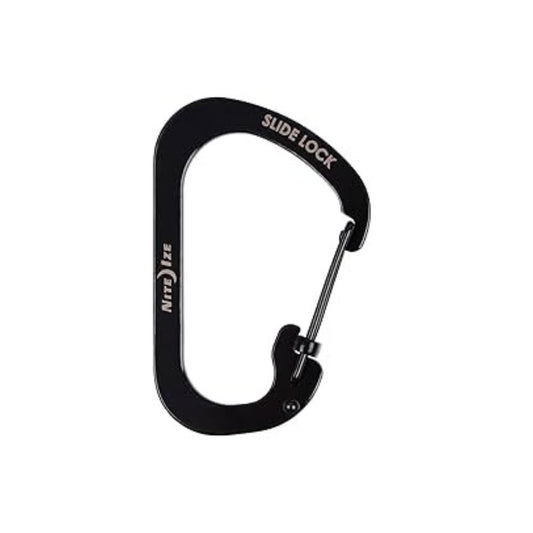 NITE IZE SLIDELOCK® CARABINER STAINLESS STEEL - Size 4, Carabiners,    - Outdoor Kuwait