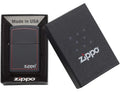 Zippo 218zb-Blkmatte W/Zip.Border-720060182 Lighter, Lighters & Matches,    - Outdoor Kuwait