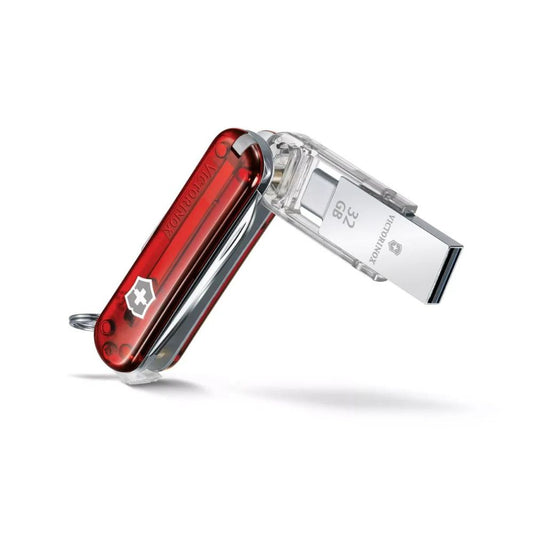 Victorinox Midnight Manager @Work 32GB - Red Transparent, Knives,    - Outdoor Kuwait