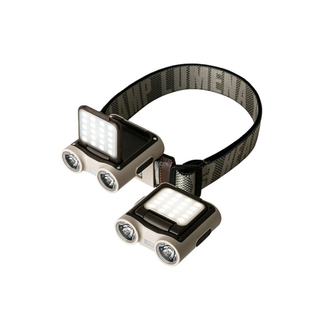 Lumena X3 LED Head Lamp & Cap Light - Beige, Headlamps,    - Outdoor Kuwait