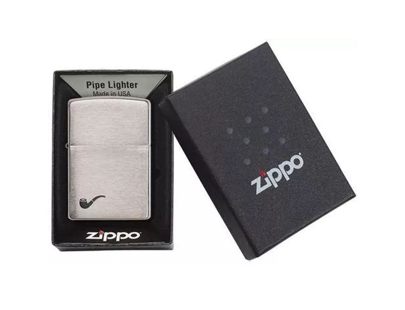 Zippo 200pl-Brfin.Chr Pipe Lighter, Lighters & Matches,    - Outdoor Kuwait