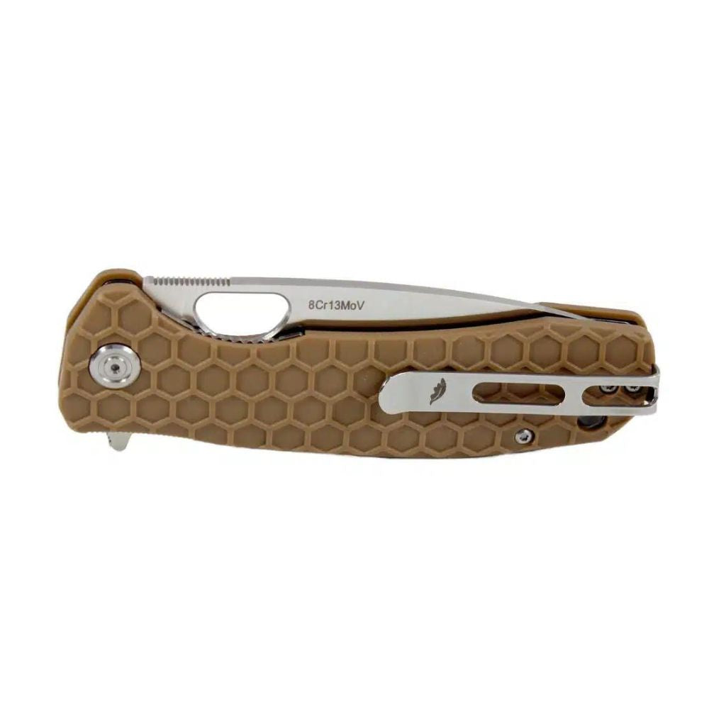 Honey Badger Flipper Large - Tan, Knives,    - Outdoor Kuwait