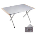 Campingmoon Stainless Steel Large Outdoor Table, Camp Furniture,    - Outdoor Kuwait