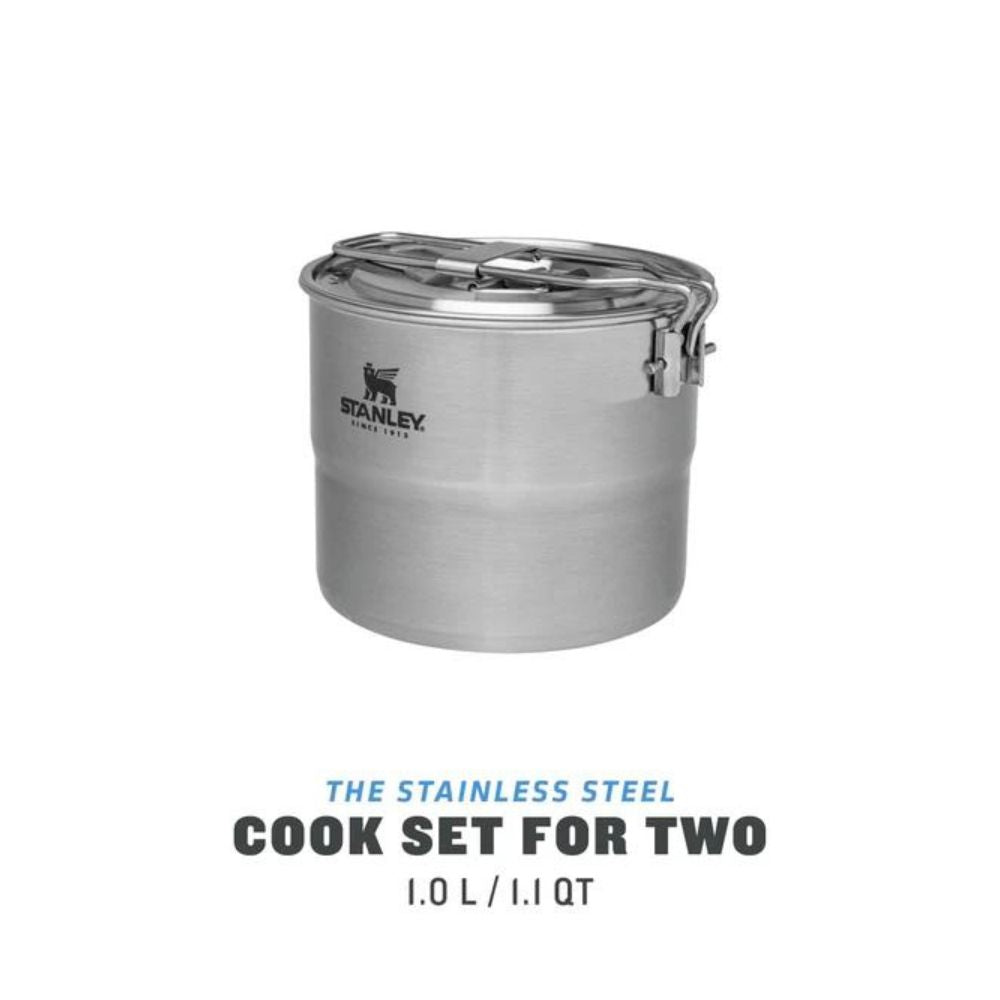 STANLEY ADVENTURE STAINLESS STEEL COOK SET FOR TWO, Cookware,    - Outdoor Kuwait