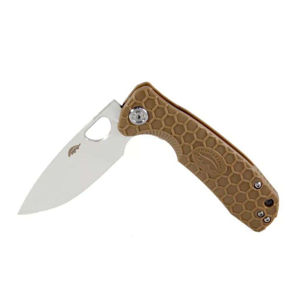 Honey Badger Flipper Large - Tan, Knives,    - Outdoor Kuwait