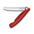 Victorinox Foldable Paring Knife (Wavy Edge), Knives, Red   - Outdoor Kuwait