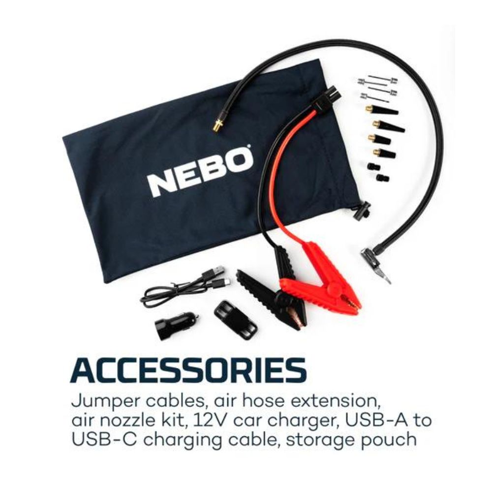 Nebo Assist Air | Jump Starter | Air Compressor, Power Bank,    - Outdoor Kuwait