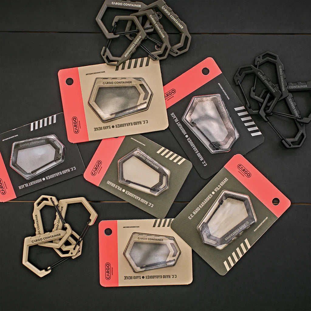 Cargo Container Hard Carabiner D - Medium, Carabiners, - Outdoor Kuwait