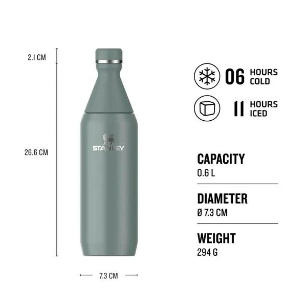 Stanley All Day Slim Bottle 0.6L/20oz, Water Bottles,    - Outdoor Kuwait