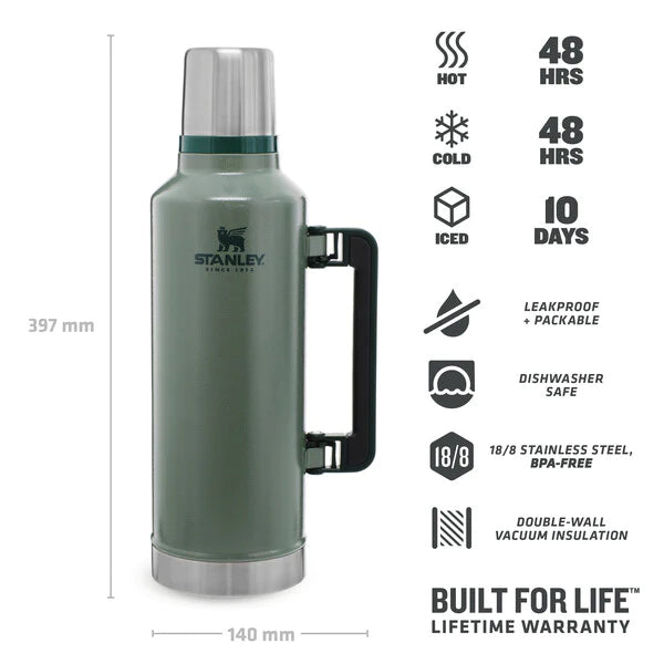 STANLEY CLASSIC LEGENDARY BOTTLE | 2.3L, Water Bottles,    - Outdoor Kuwait