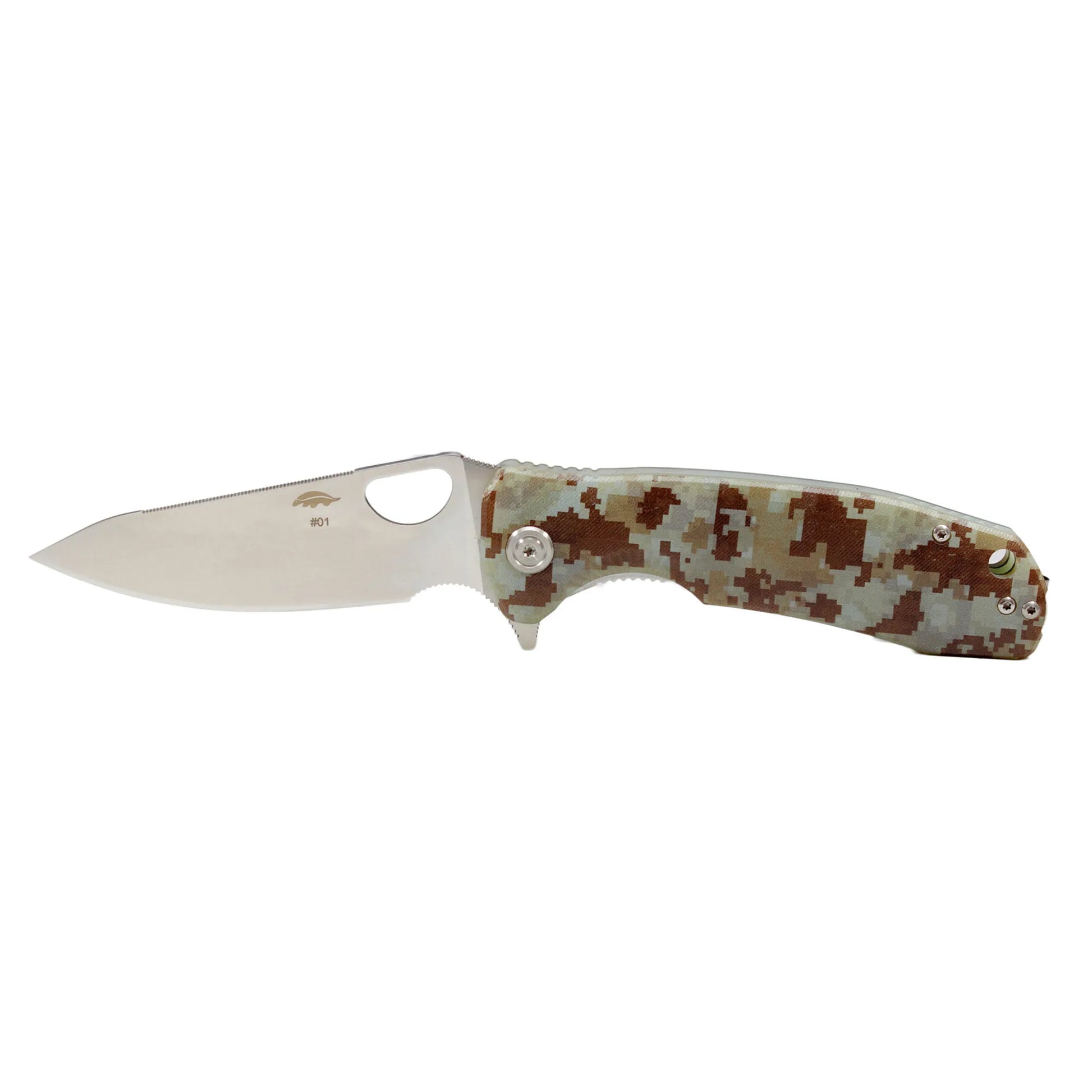 Honey Badger Leaf Large G10 Camo LR, Knives, - Outdoor Kuwait