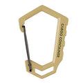 Cargo Container Hard Carabiner D - Large, Carabiners, Beige   - Outdoor Kuwait