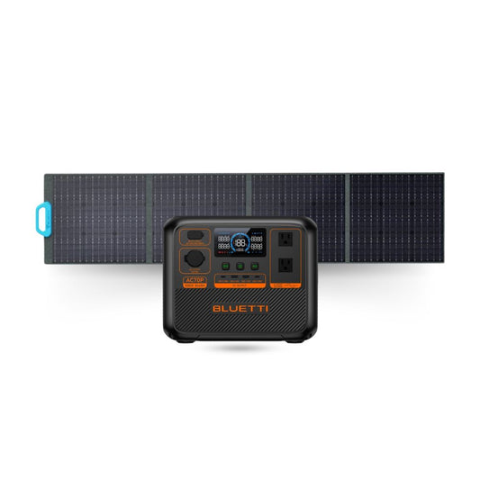 Bluetti AC70P Portable Power Station & PV200 Solar Panel Bundle, , - Outdoor Kuwait