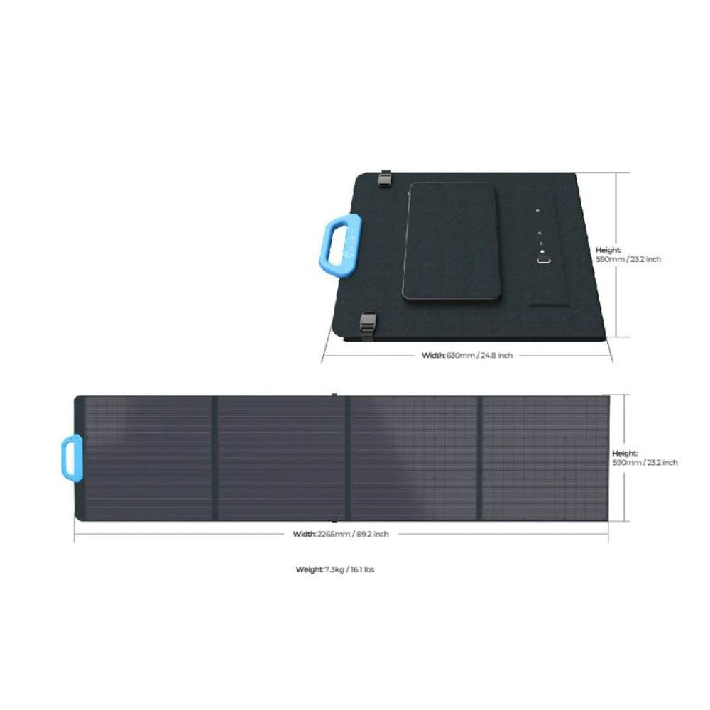 BLUETTI PV200 Solar Panel | 200W, Power Station,    - Outdoor Kuwait