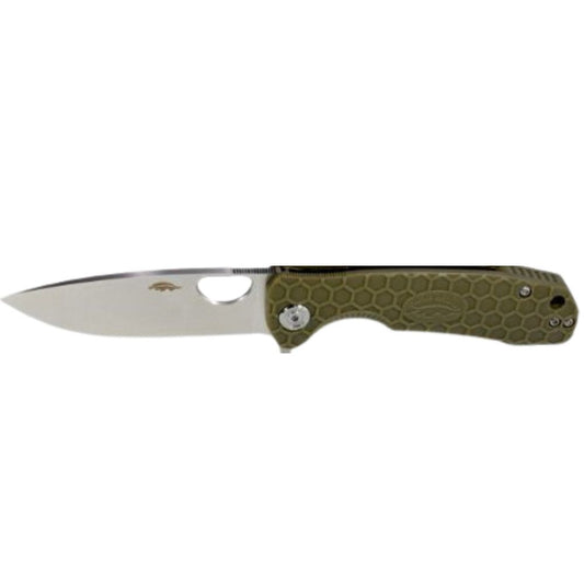 Honey Badger Flipper D2 Medium Green LR, Knives, - Outdoor Kuwait