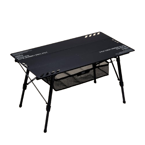 Cargo Container 3-Way Table, Camp Furniture, Black   - Outdoor Kuwait