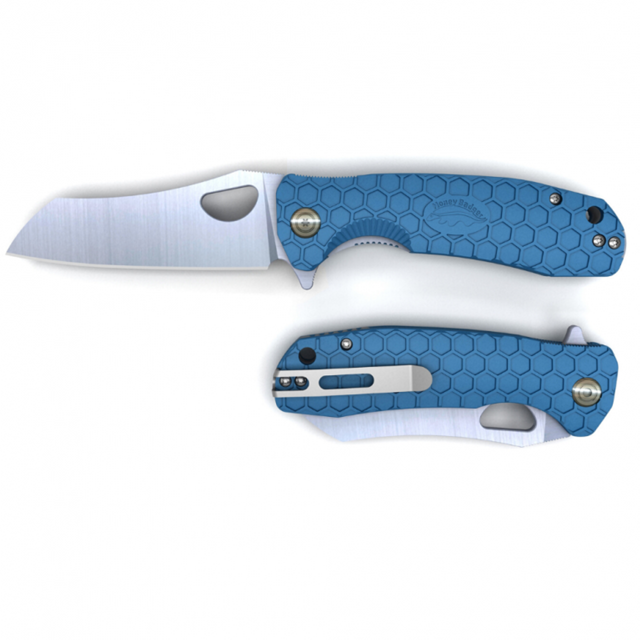 Honey Badger Wharncleaver D2 Small Blue, Knives, - Outdoor Kuwait