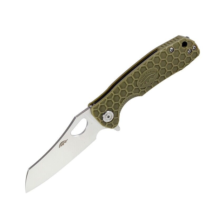 Honey Badger Wharncleaver D2 Small Green LR, Knives, - Outdoor Kuwait