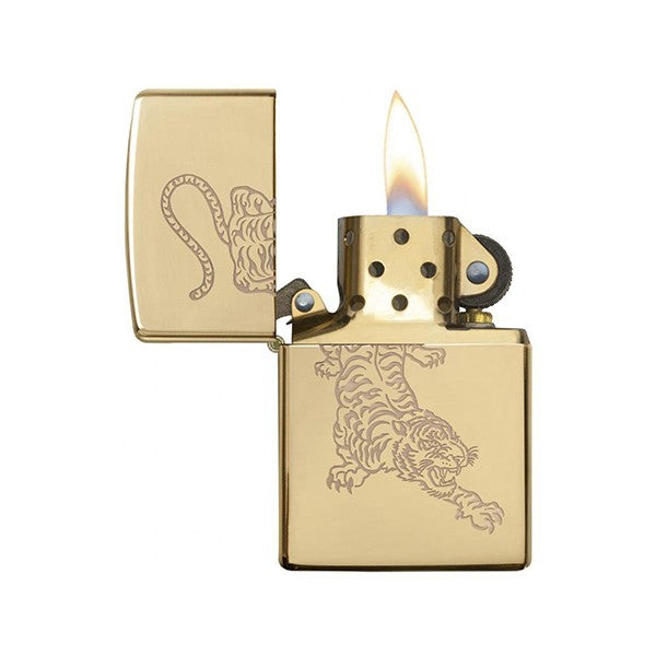 Zippo Tatto Tiger Lighter -ZP29884, Lighters & Matches,    - Outdoor Kuwait