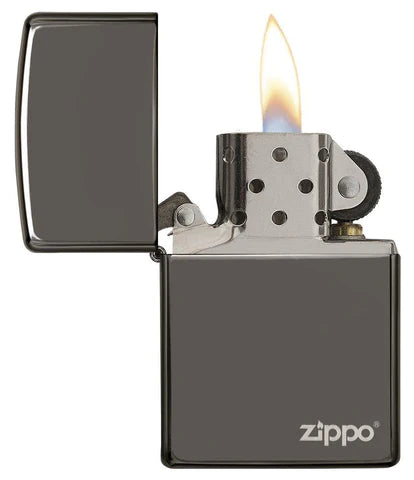 Zippo Classic Black Ice® Zippo Logo, Lighters & Matches,    - Outdoor Kuwait