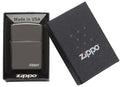 Zippo Classic Black Ice® Zippo Logo, Lighters & Matches,    - Outdoor Kuwait