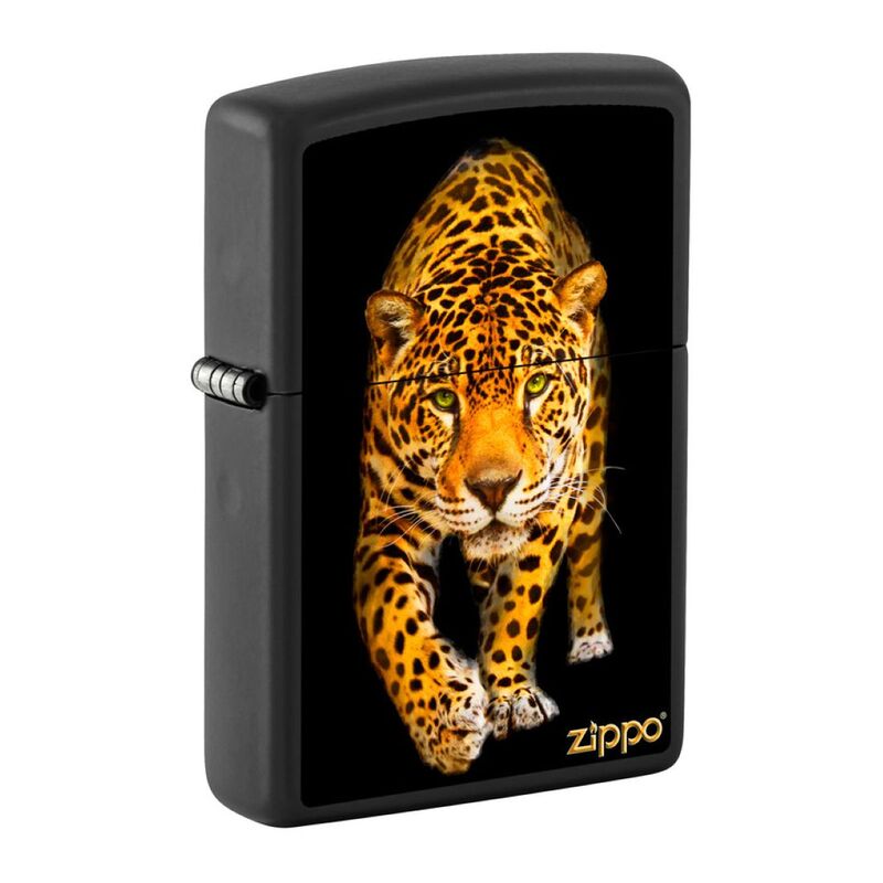 Zippo Black Matte Jaguar Windproof Lighter, Lighters & Matches,    - Outdoor Kuwait